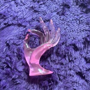 Pink Acrylic Hand Display